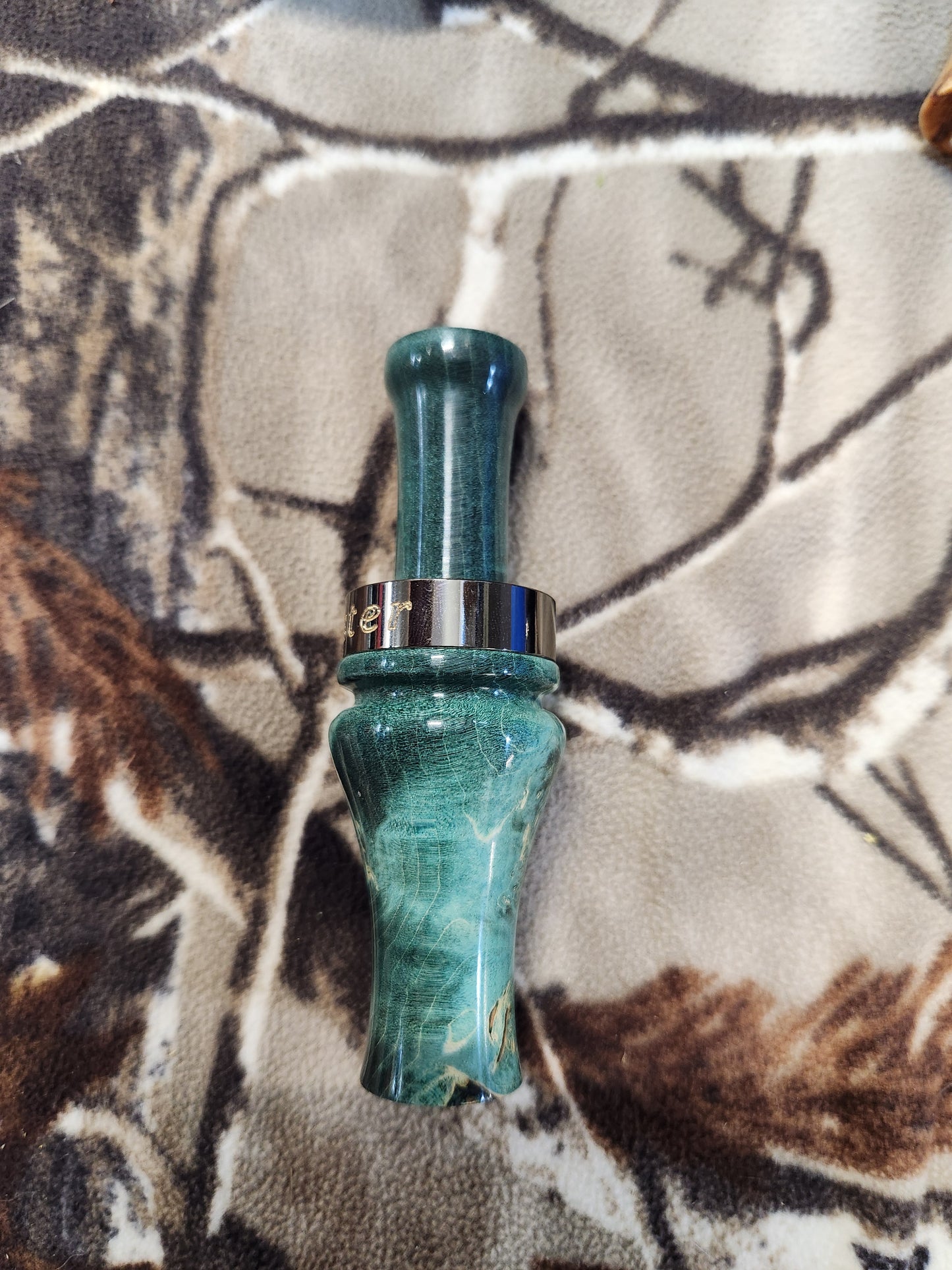 Boxelder burl wood teal and wood duck call