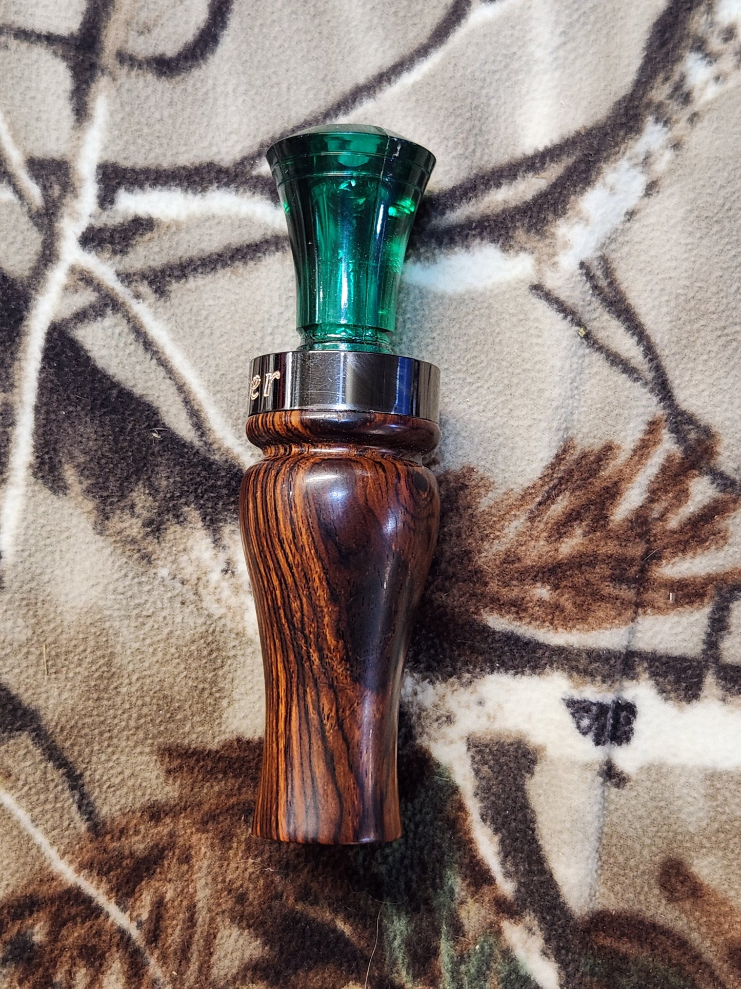 Cocobolo wood double Reed mallard duck call