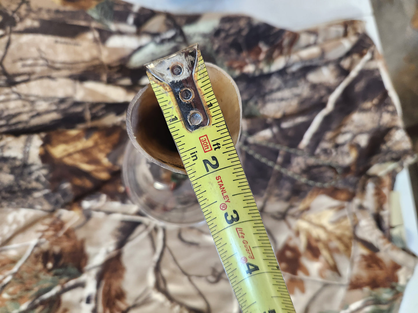 Open reed polished bull horn coyote howler