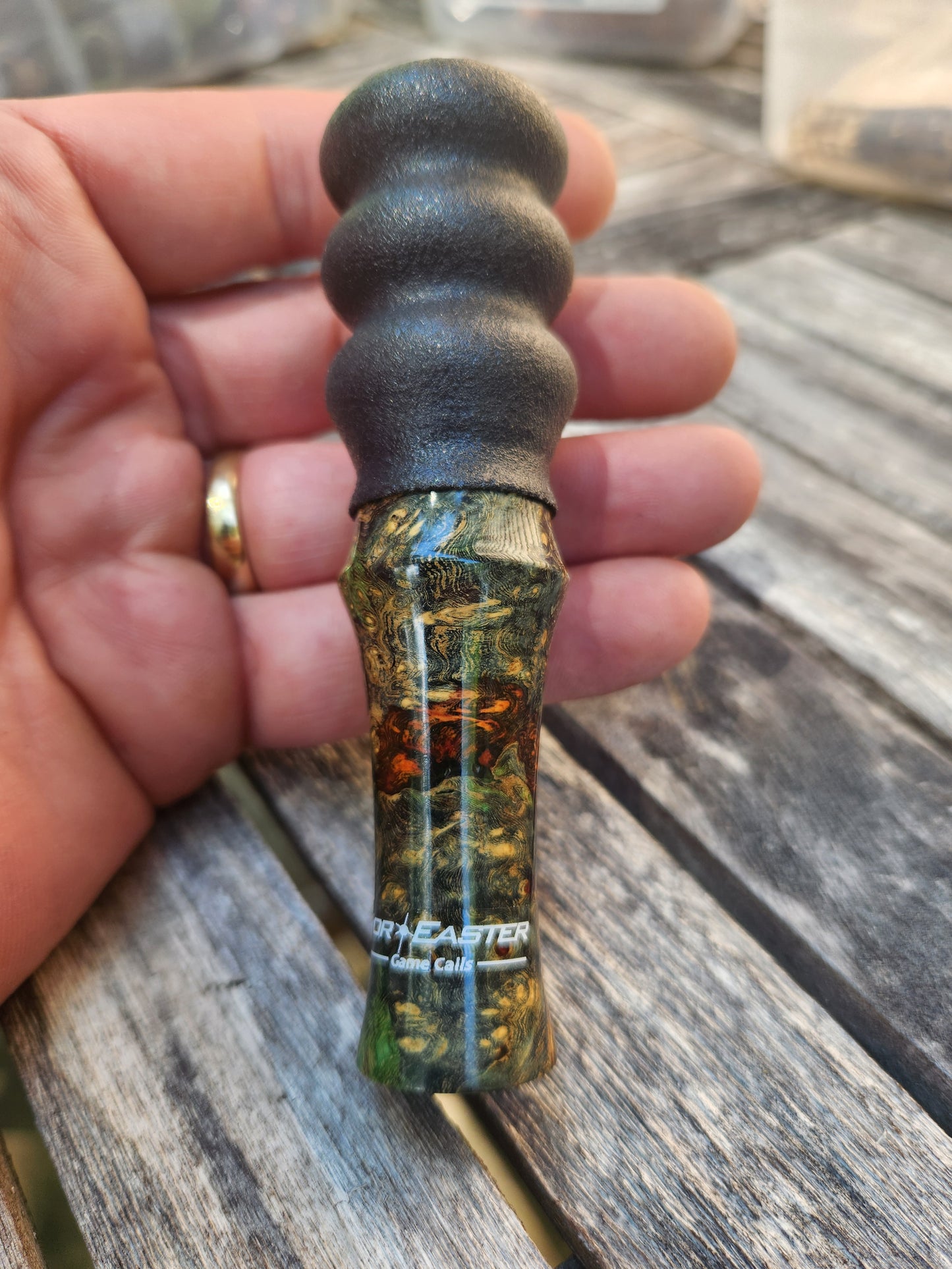 Boxelder burl wood Red Squirrel Call