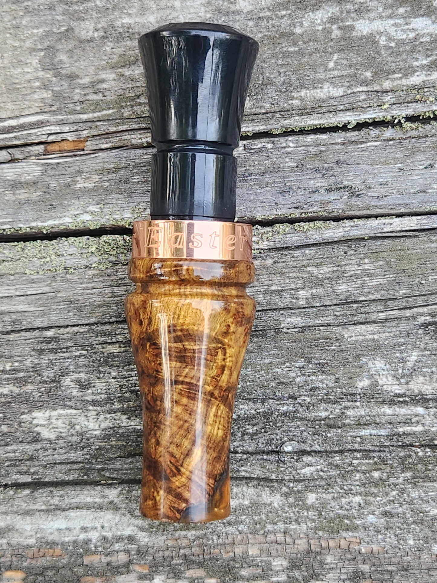 Chittum burl wood short reed goose call
