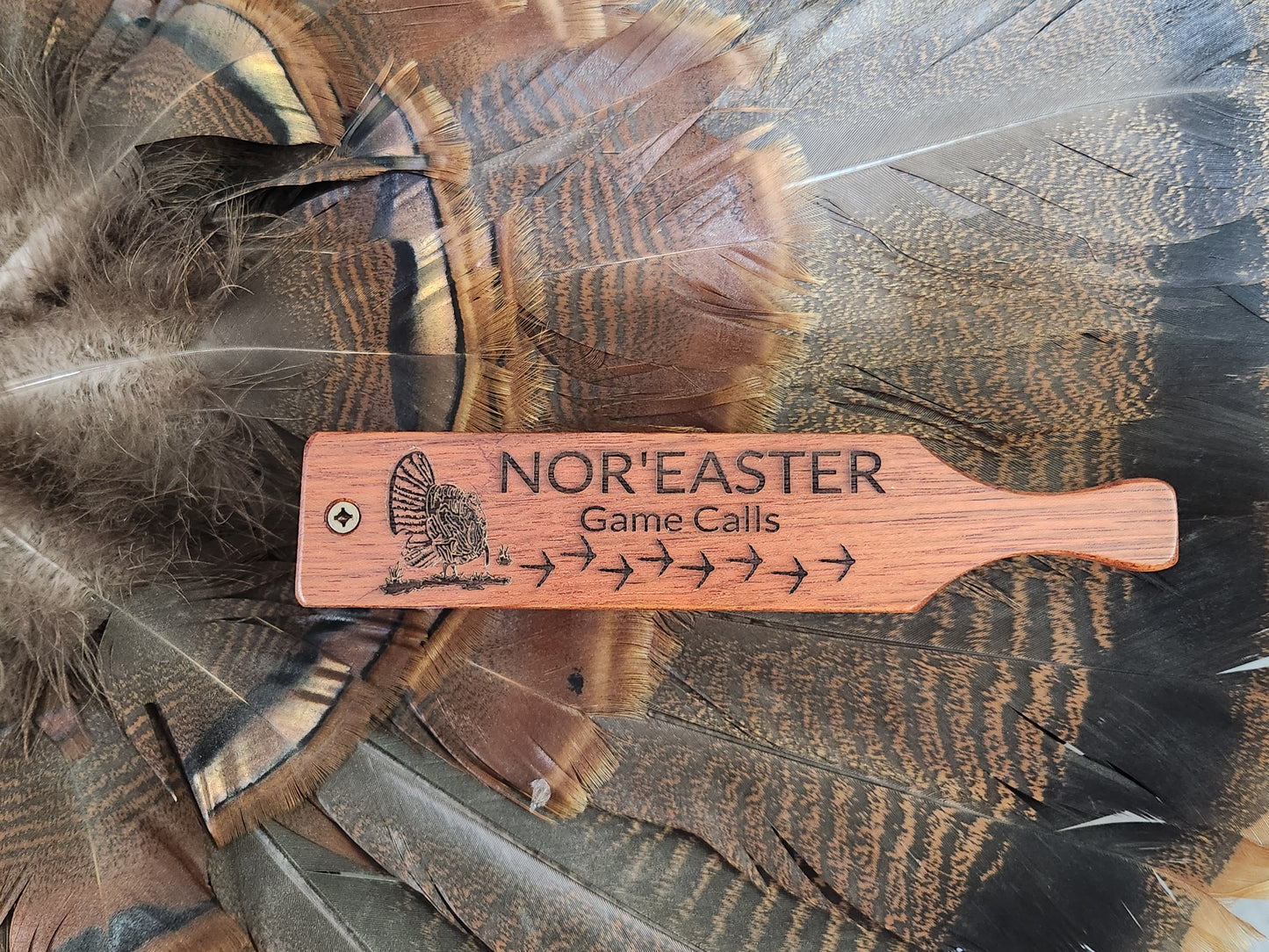 Brazilian cherry and butter nut oak turkey box call