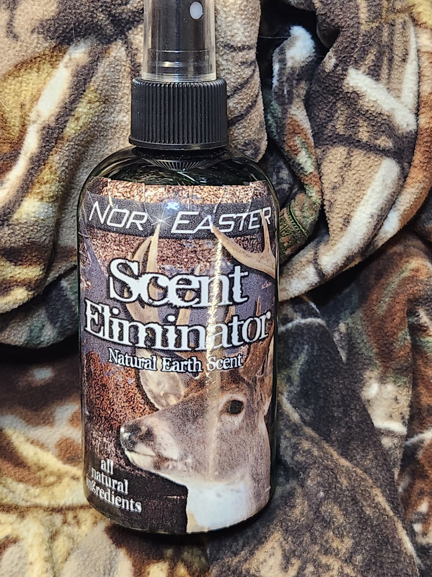 Nor'Easter Scent eliminator cover earth scent, 8oz Bottle