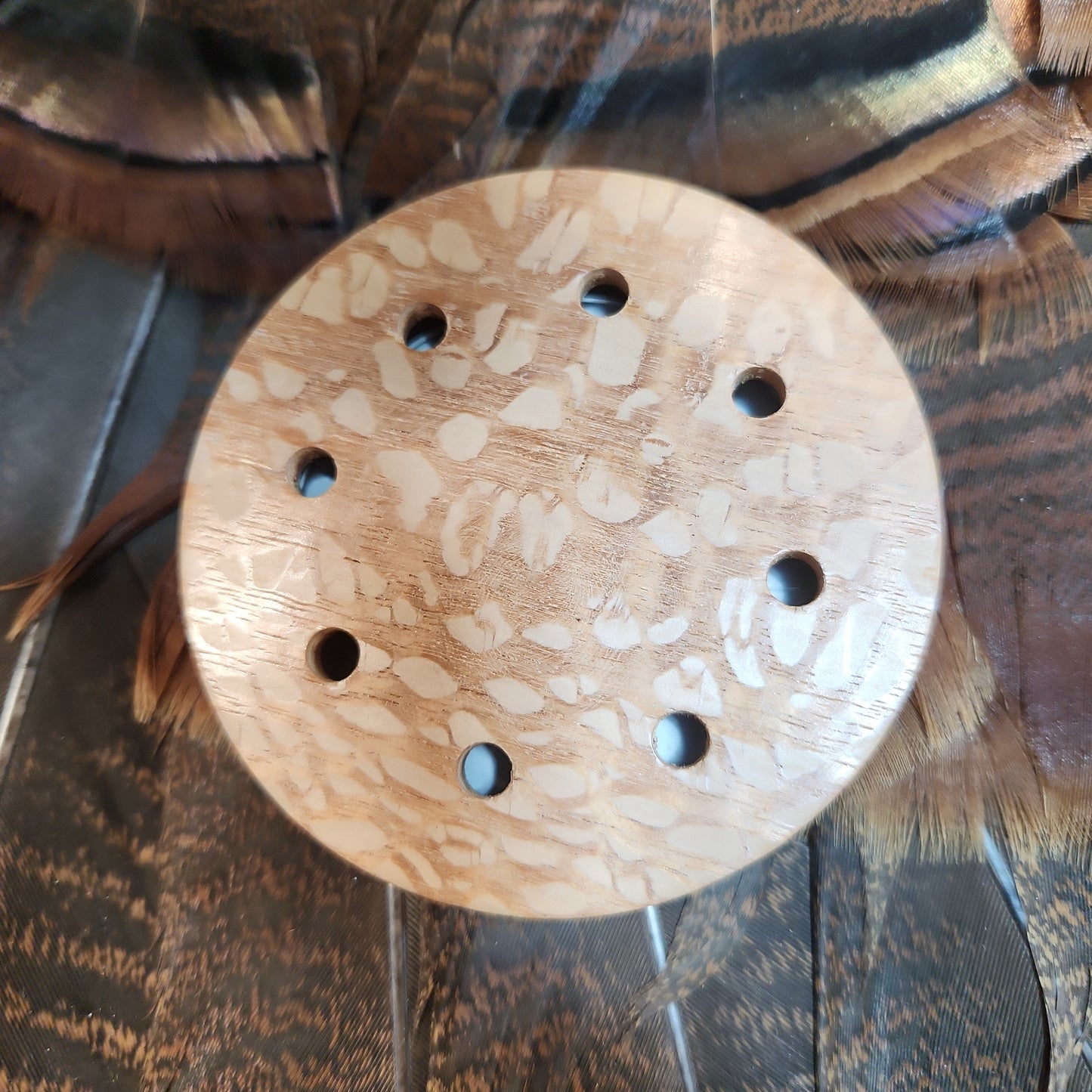 leopard wood custom glass playing surface with glass sound board