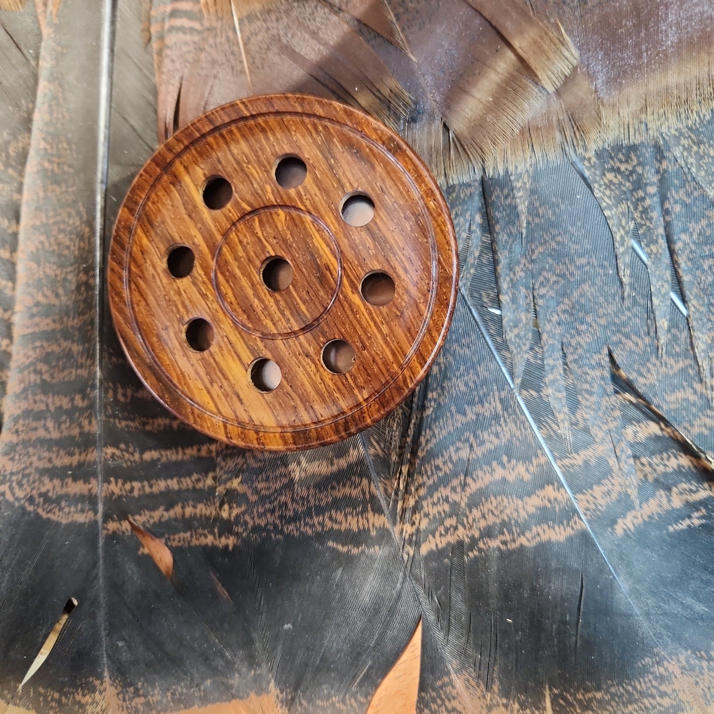 Cocobolo wood brushed copper playing surface glass sound board