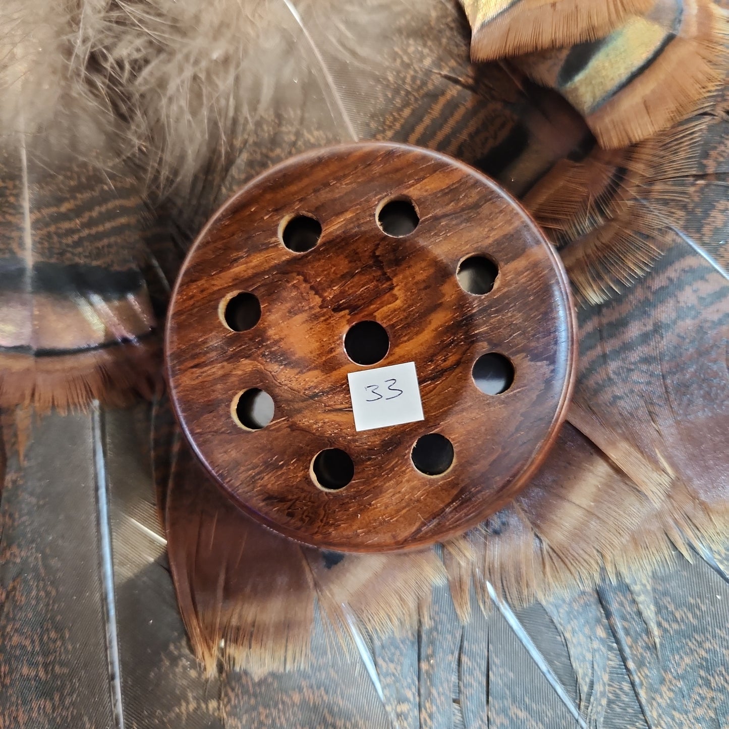 Cocobolo wood burl brushed aluminum playing surface and glass sound board