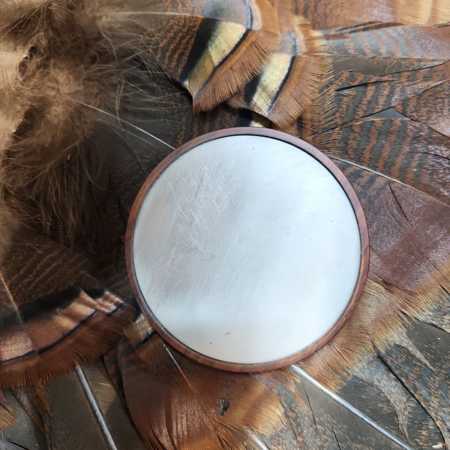 Cocobolo wood burl brushed aluminum playing surface and glass sound board