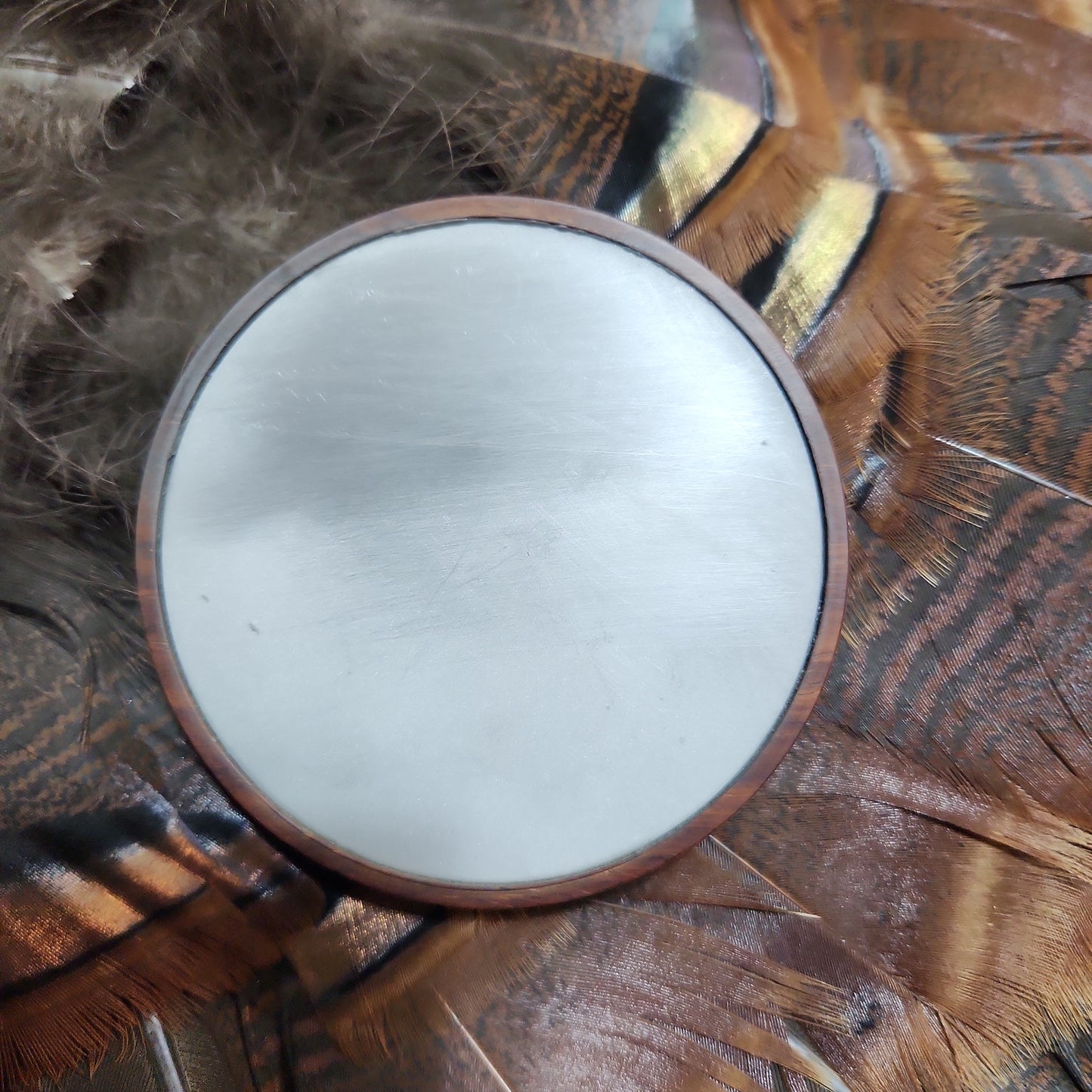Cocobolo wood burl brushed aluminum playing surface and glass sound board