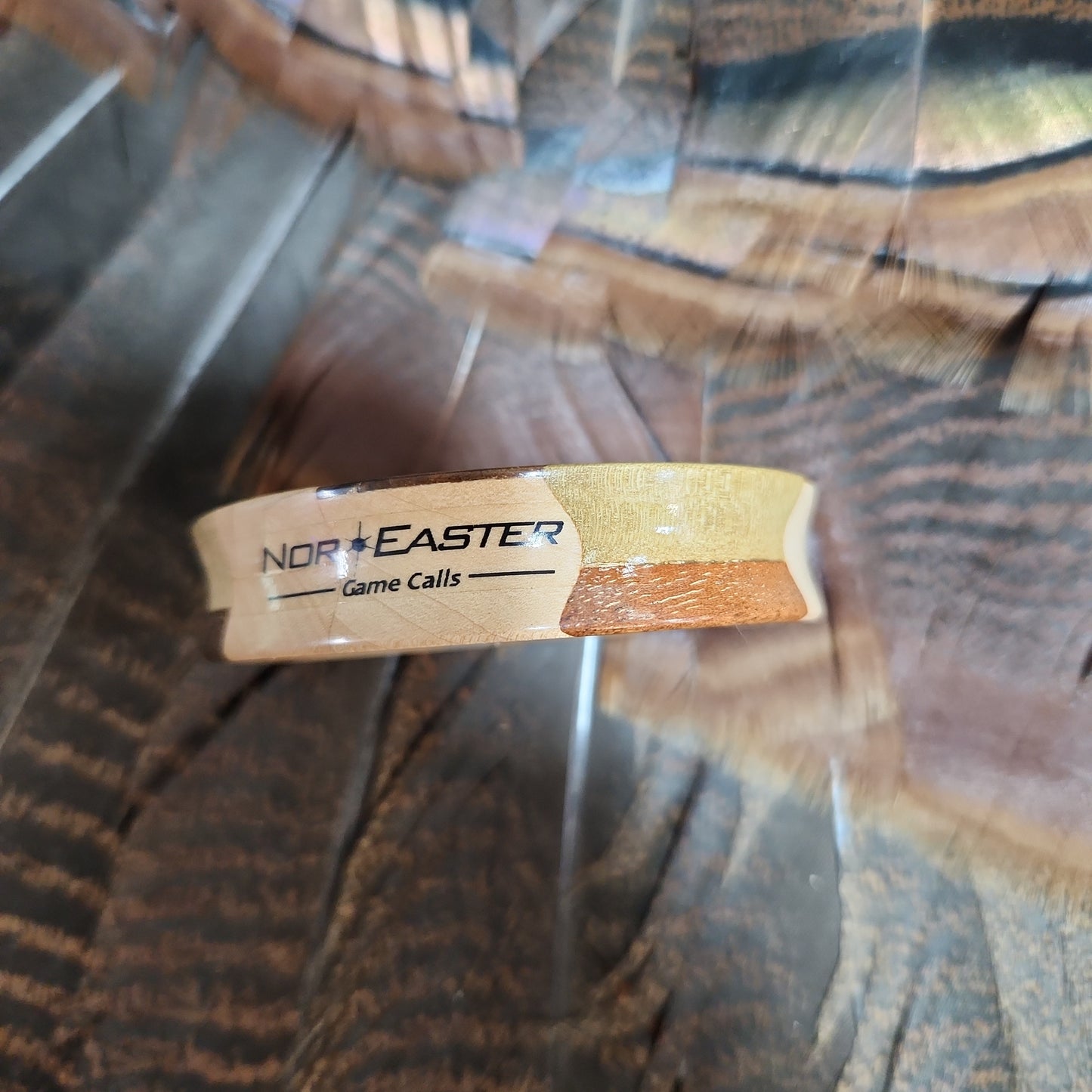 Maple and Walnut laminated wood brushed copper with glass sound board