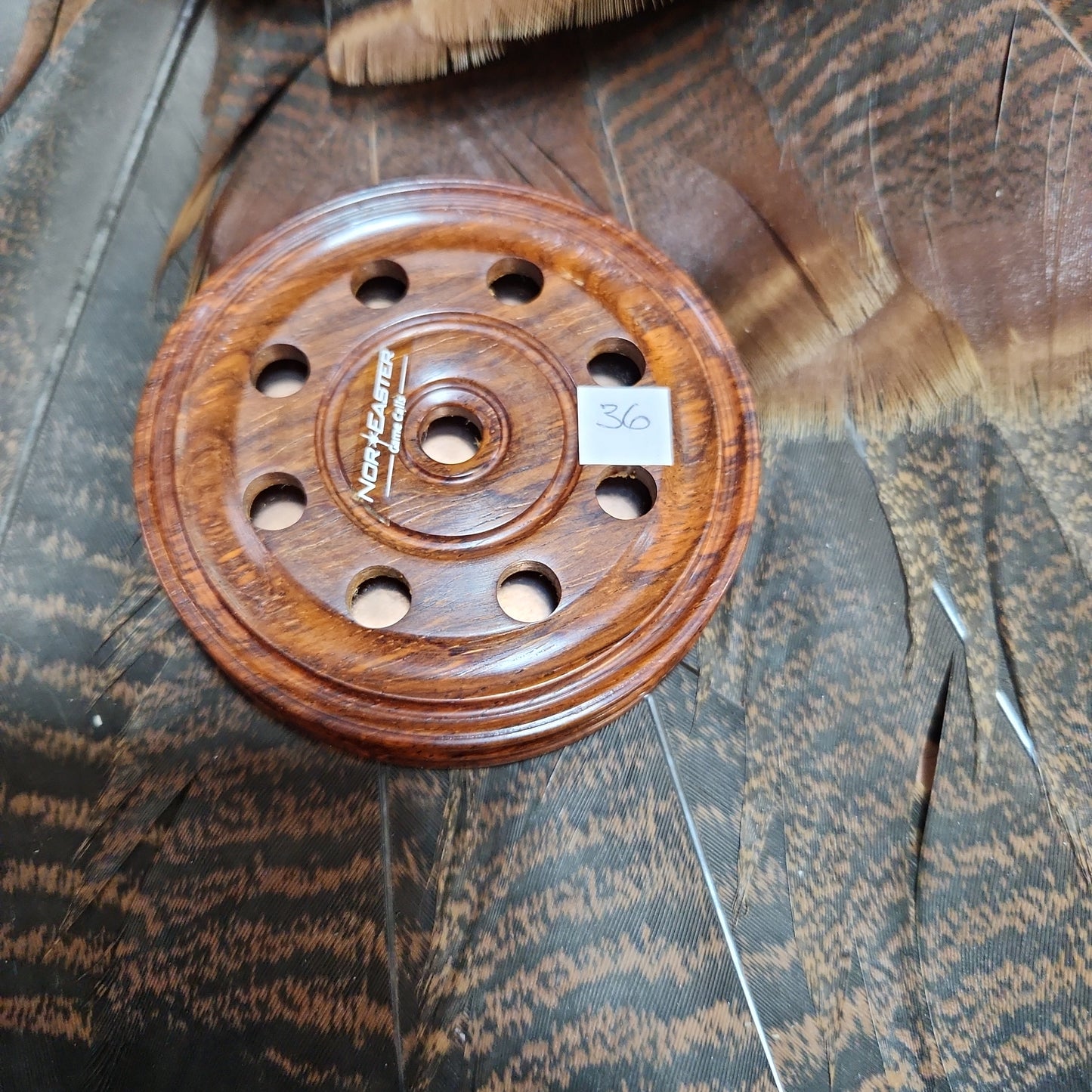 Cocobolo wood blasted copper playing surface 3.75"