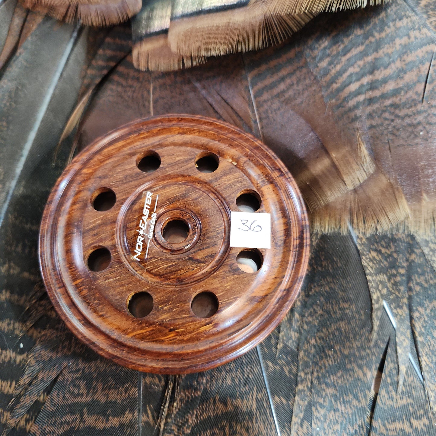 Cocobolo wood blasted copper playing surface 3.75"