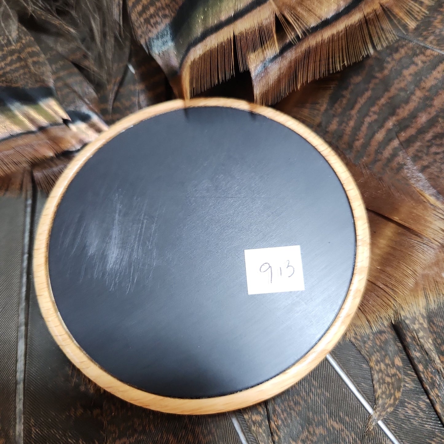 Oak with aluminum playing surface 3.75"