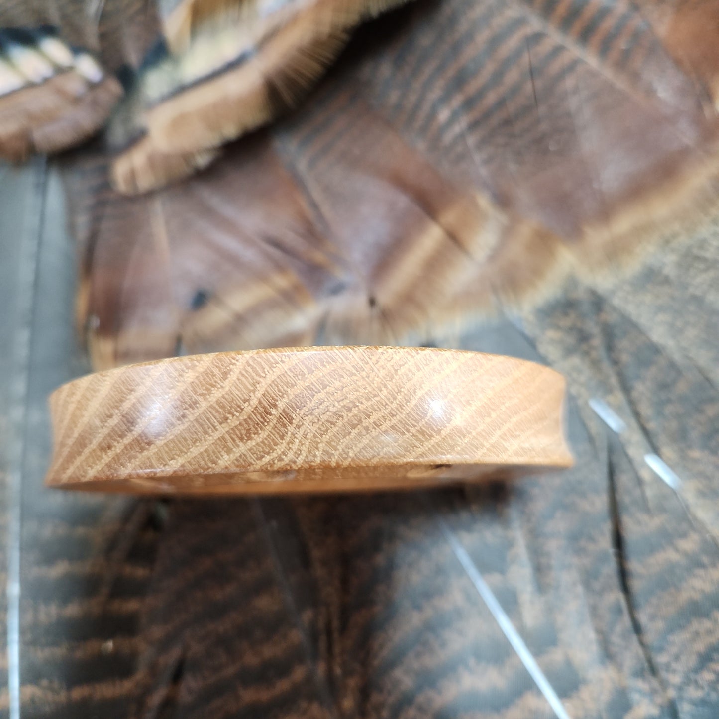 Oak with aluminum playing surface 3.75"