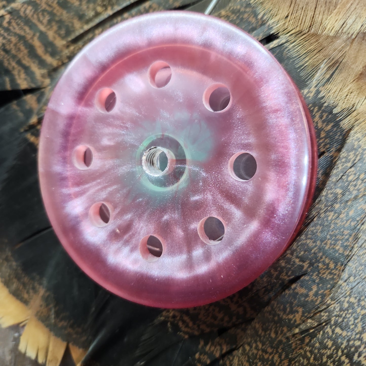 Plum Crazy Purple Slate Top Turkey Pot Call