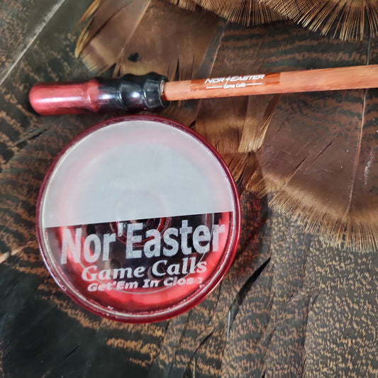Nor'Easter windbreaker blasted glass turkey pot call