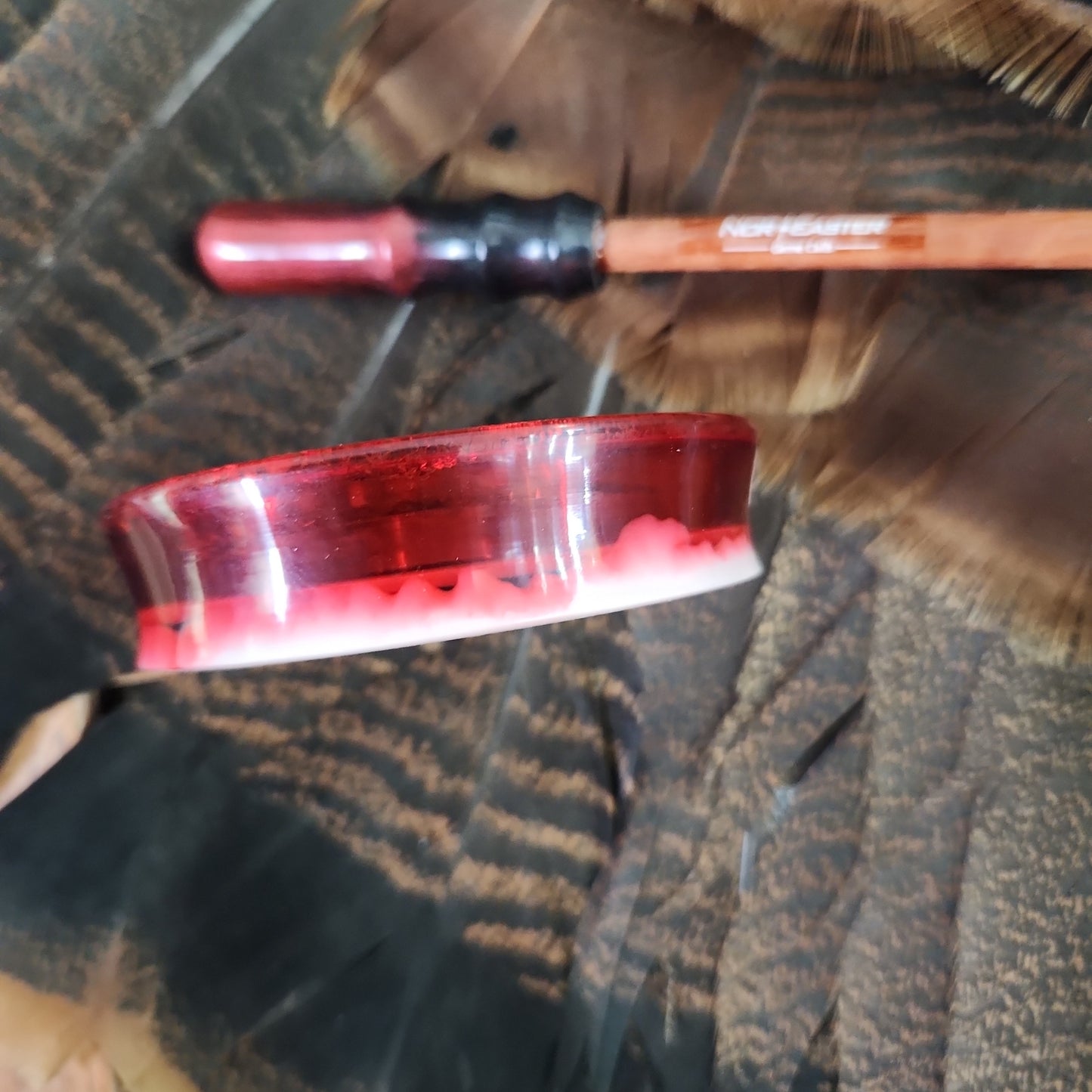 Nor'Easter windbreaker blasted glass turkey pot call