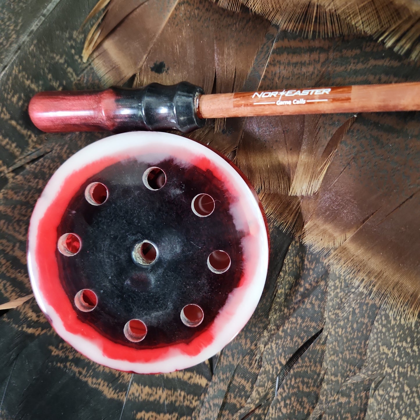 Nor'Easter windbreaker blasted glass turkey pot call