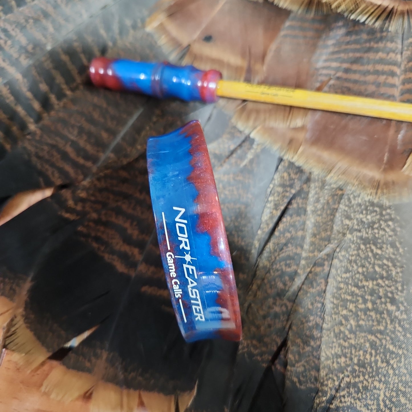 Nor'Easter windbreaker slate top turkey pot call