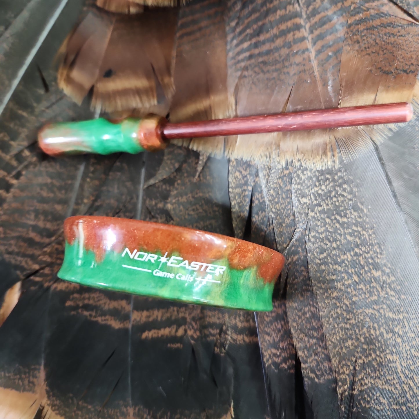 Nor'Easter windbreaker blasted glass turkey pot call