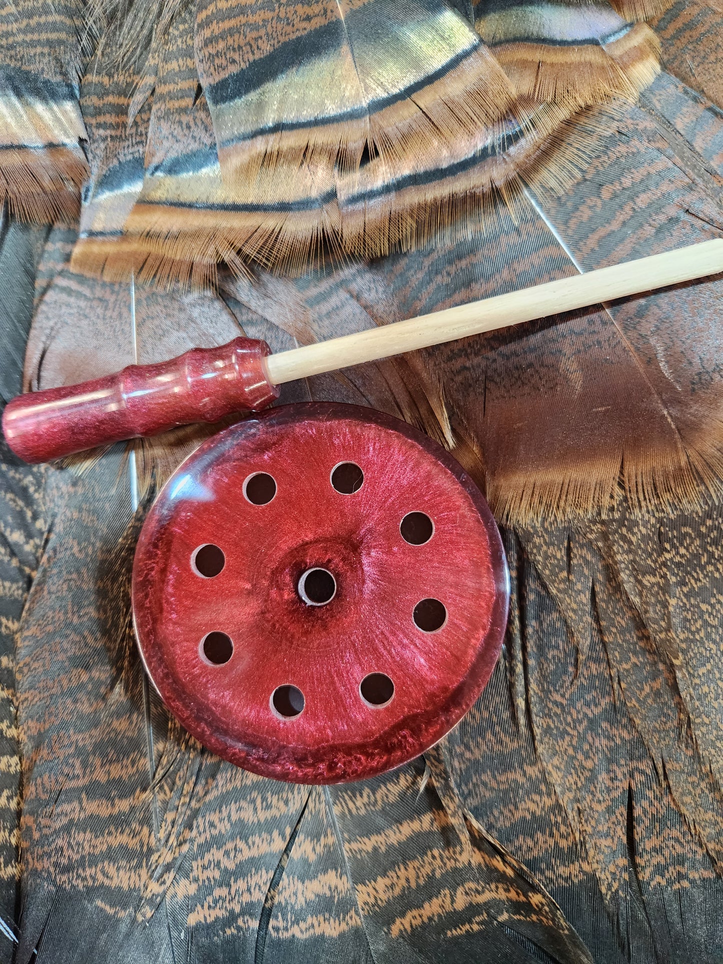 Nor'easter thin series windbreaker red turkey pot call