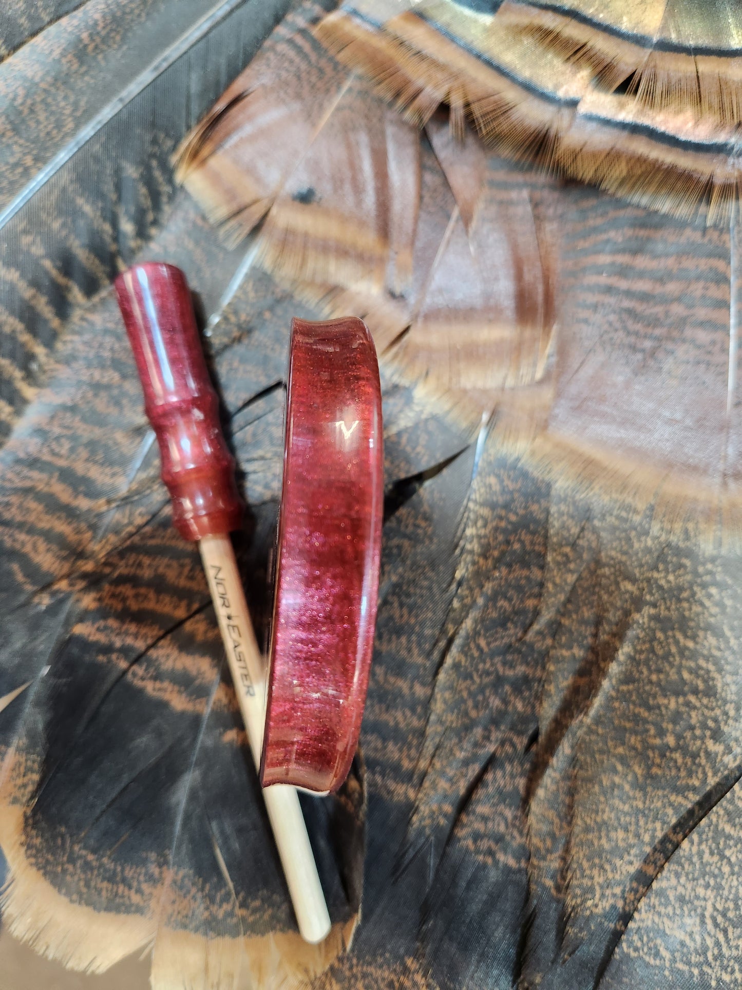 Nor'easter thin series windbreaker red turkey pot call