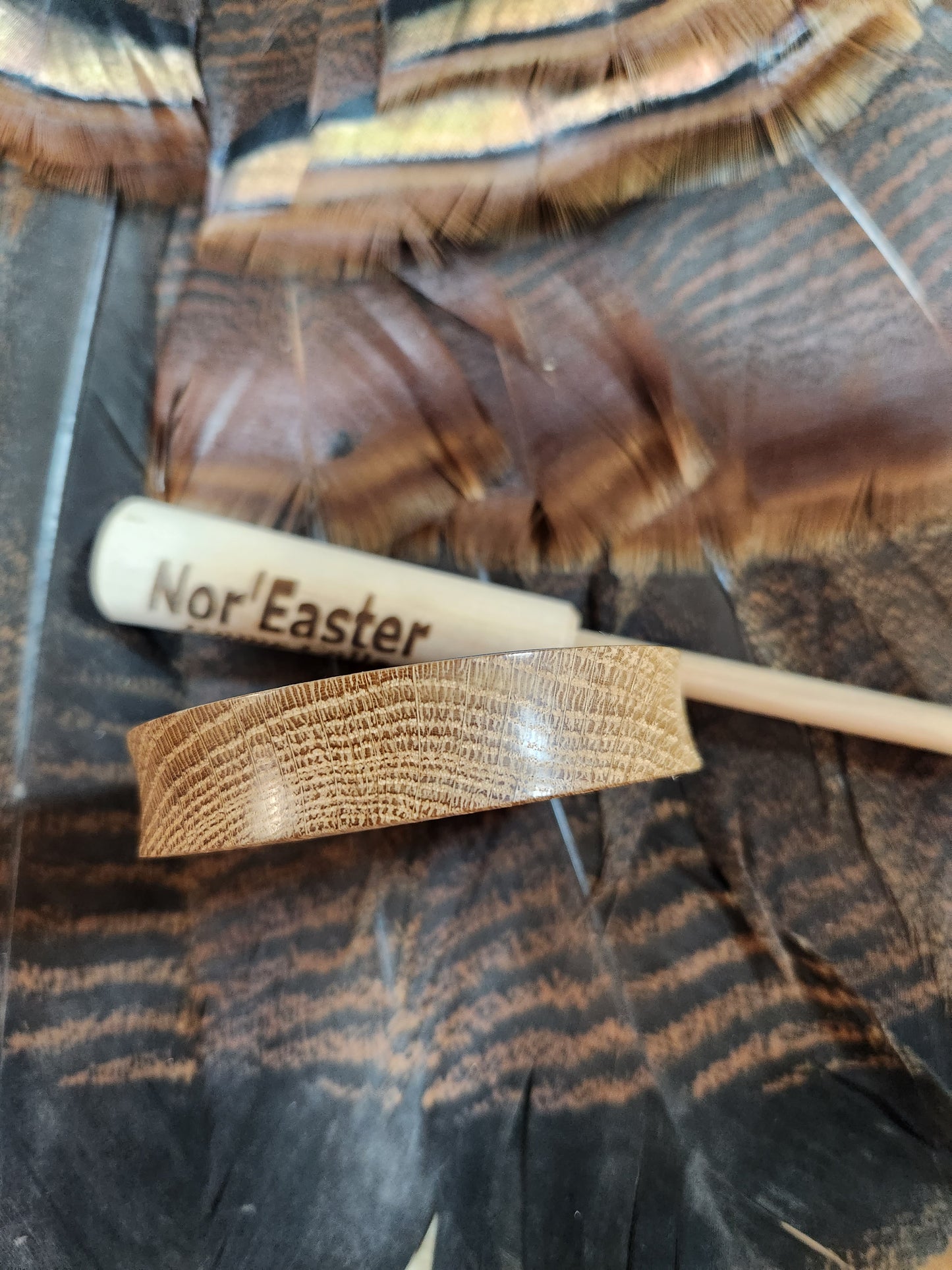 Nor'easter oak wood purr pot turkey call