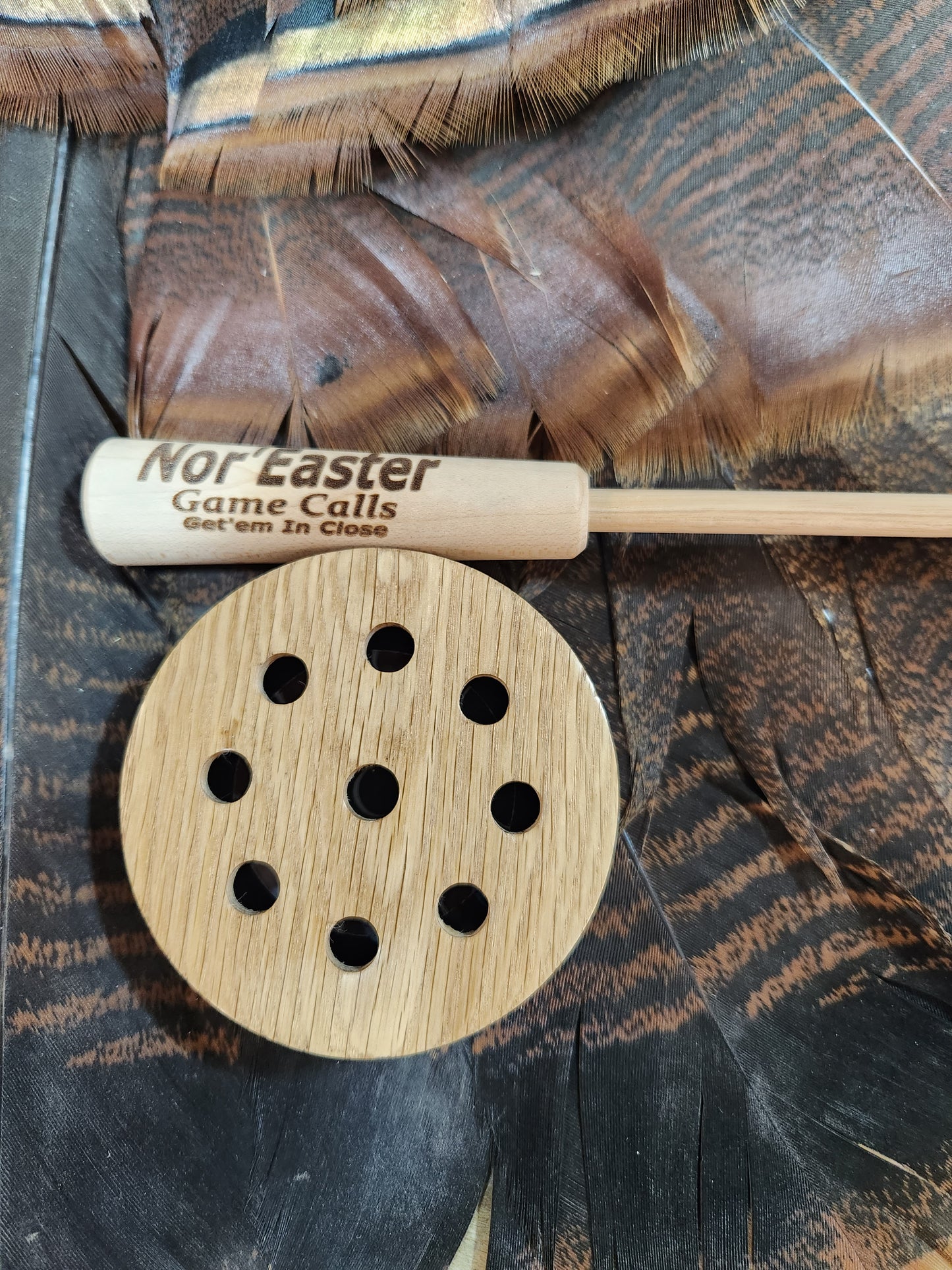 Nor'easter oak wood purr pot turkey call