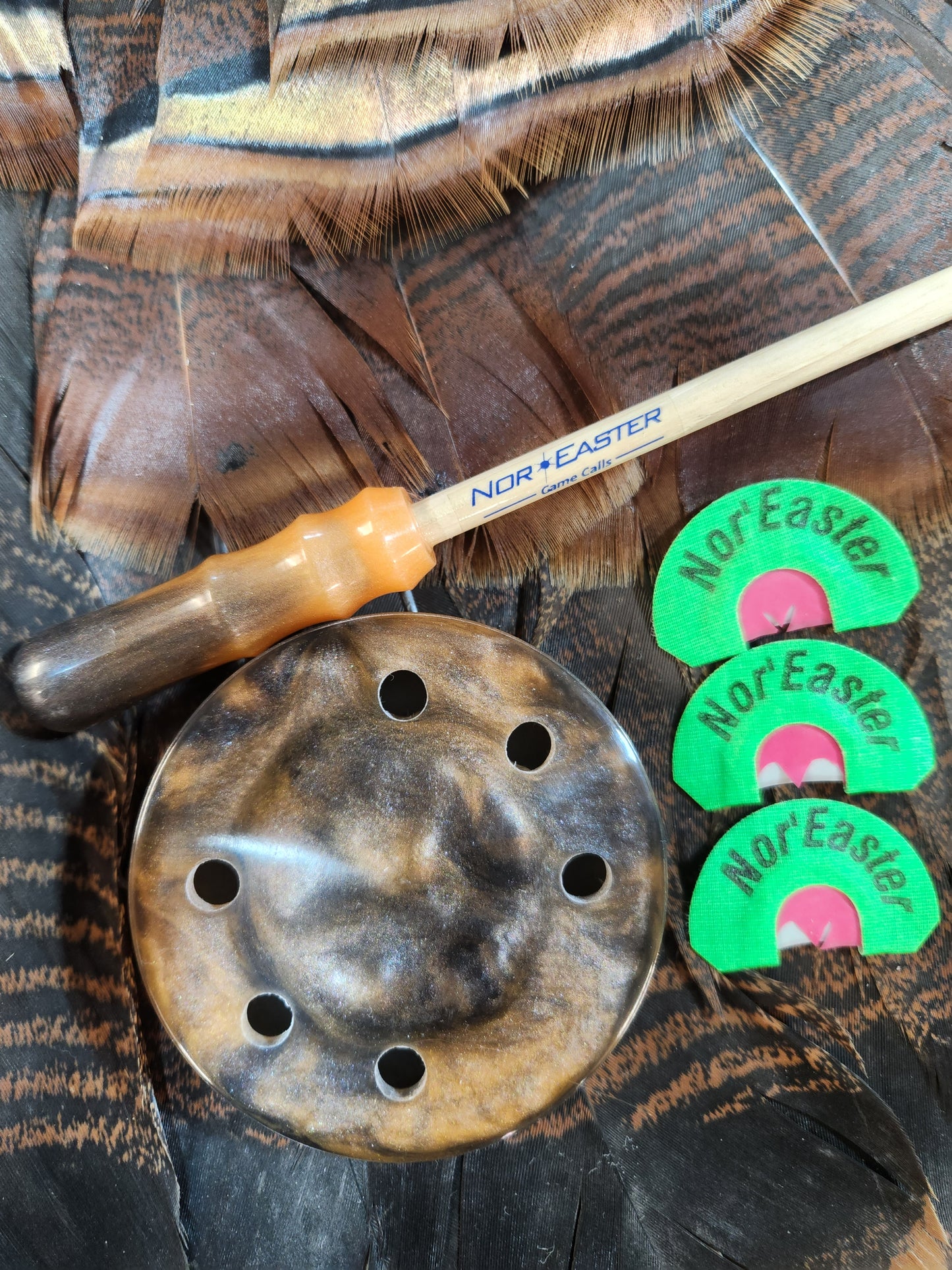 Nor'Easter screamer slam set turkey pot and mouth calls