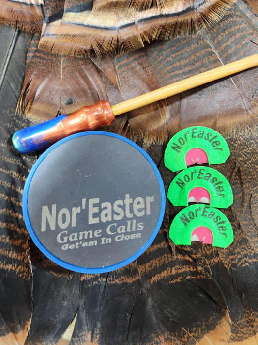 Nor'Easter screamer slam set turkey pot and mouth calls
