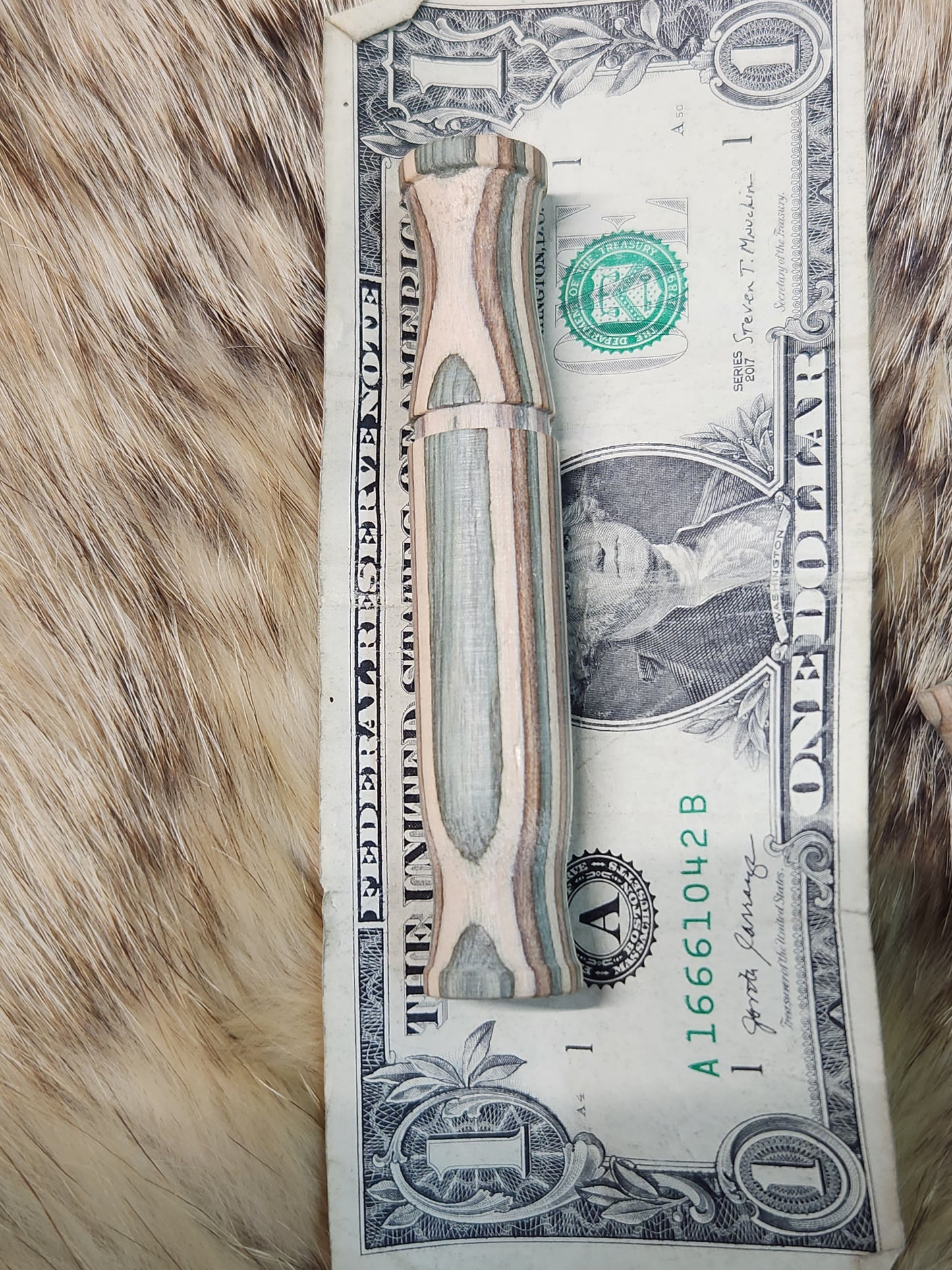 Laminated wood rabbit distress coyote call