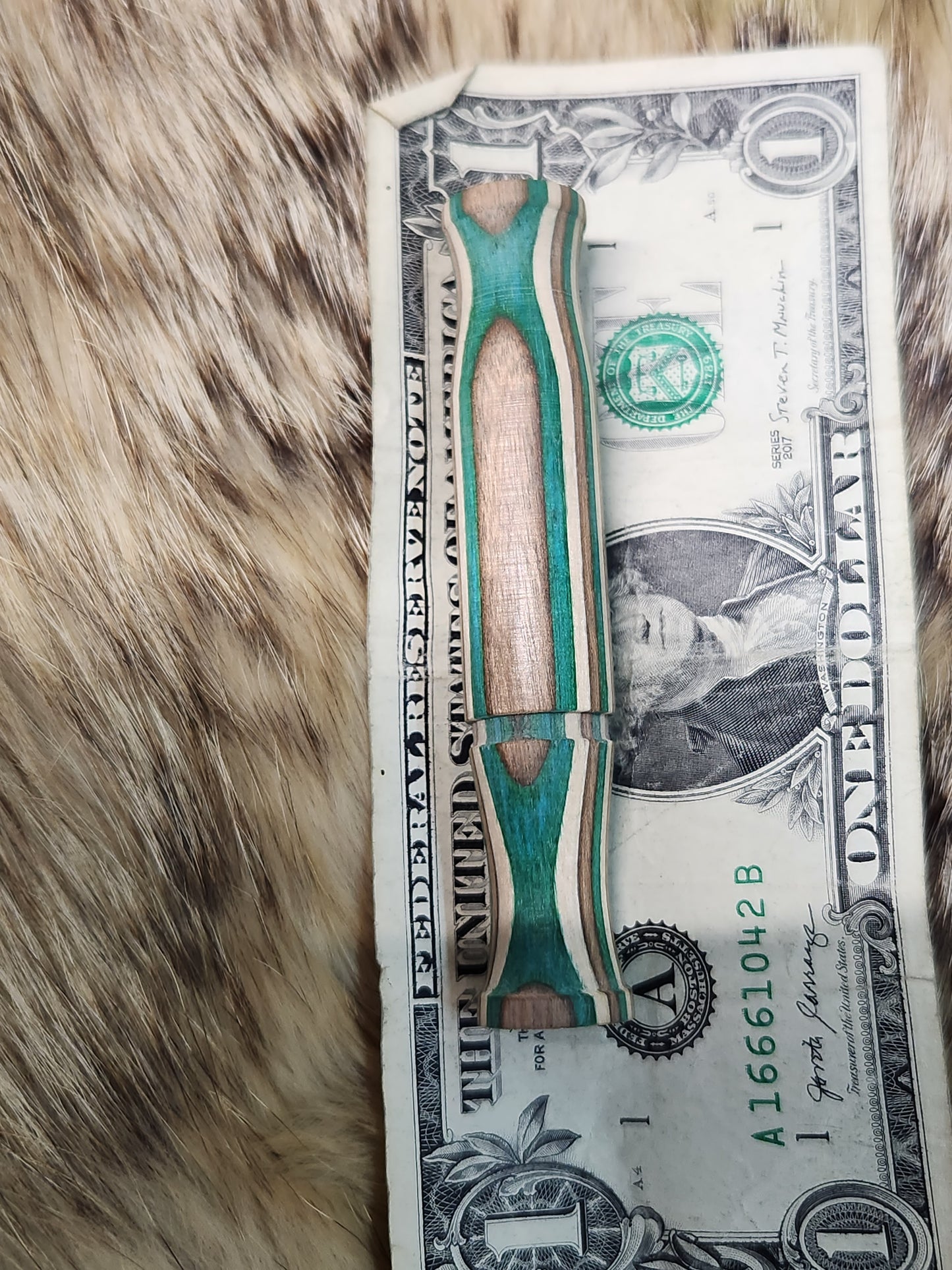 Laminated wood rabbit distress coyote call