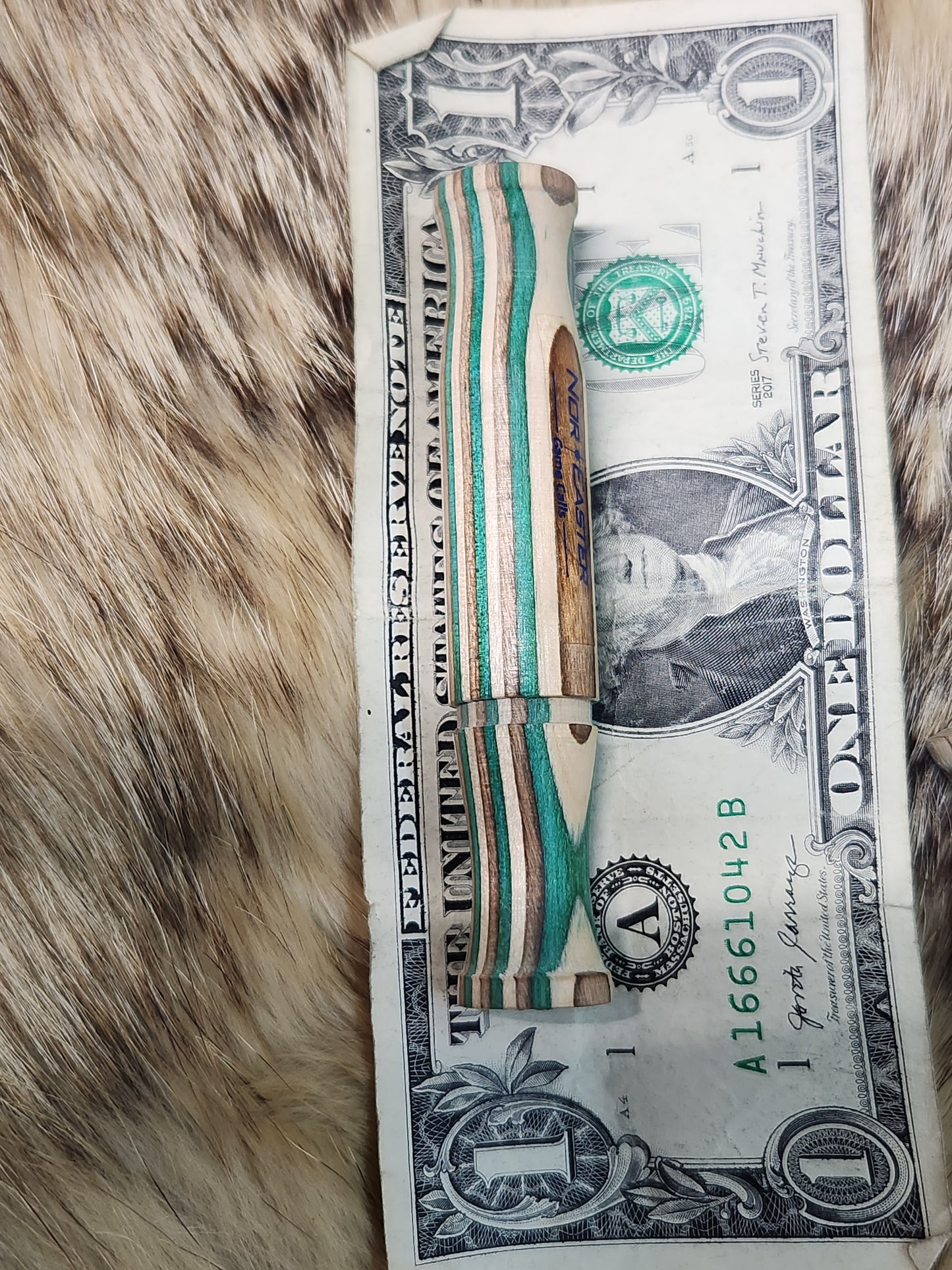 Laminated wood rabbit distress coyote call