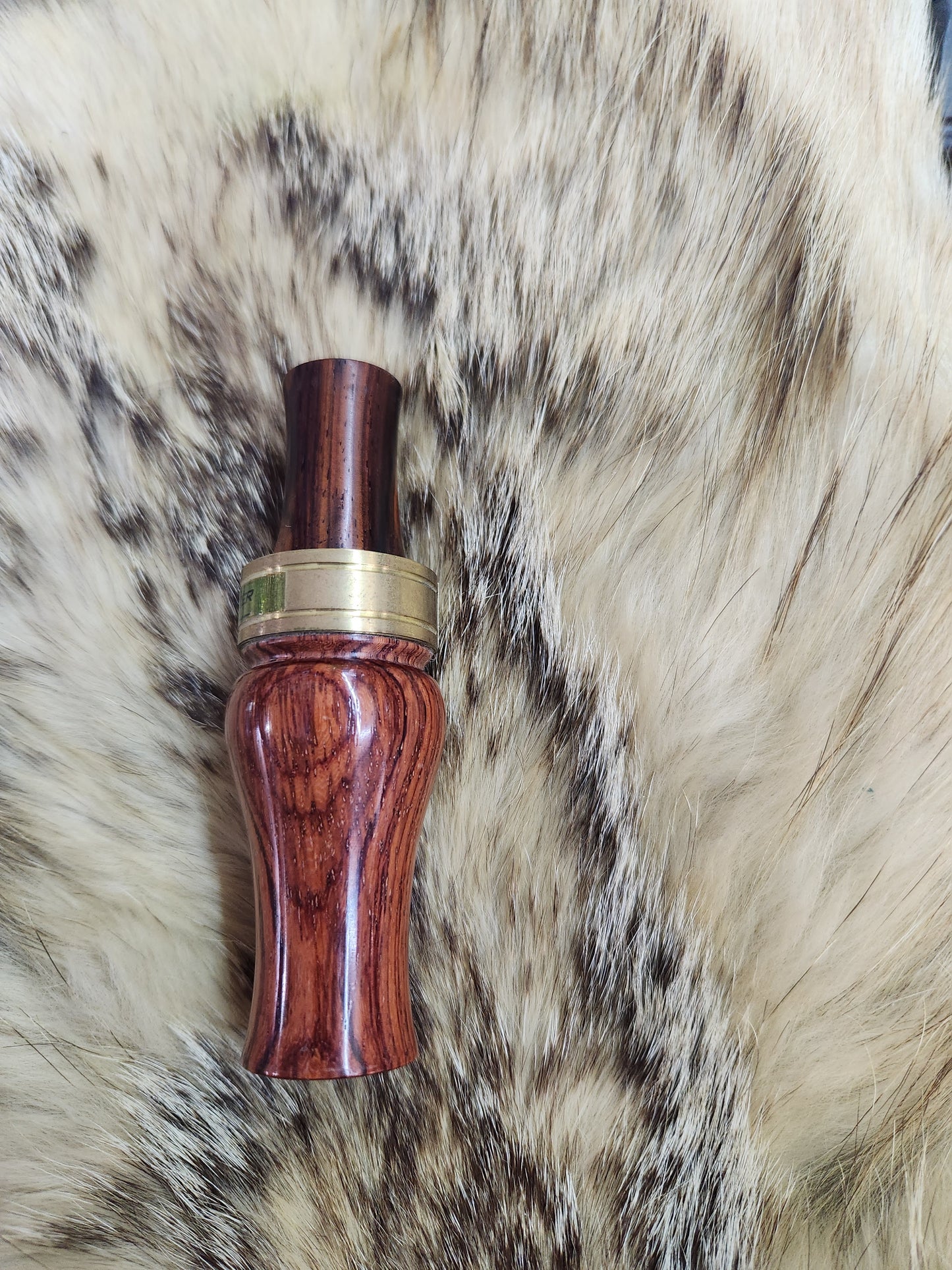 Custom Burmese roose wood with cocbolo wood single reed tone board