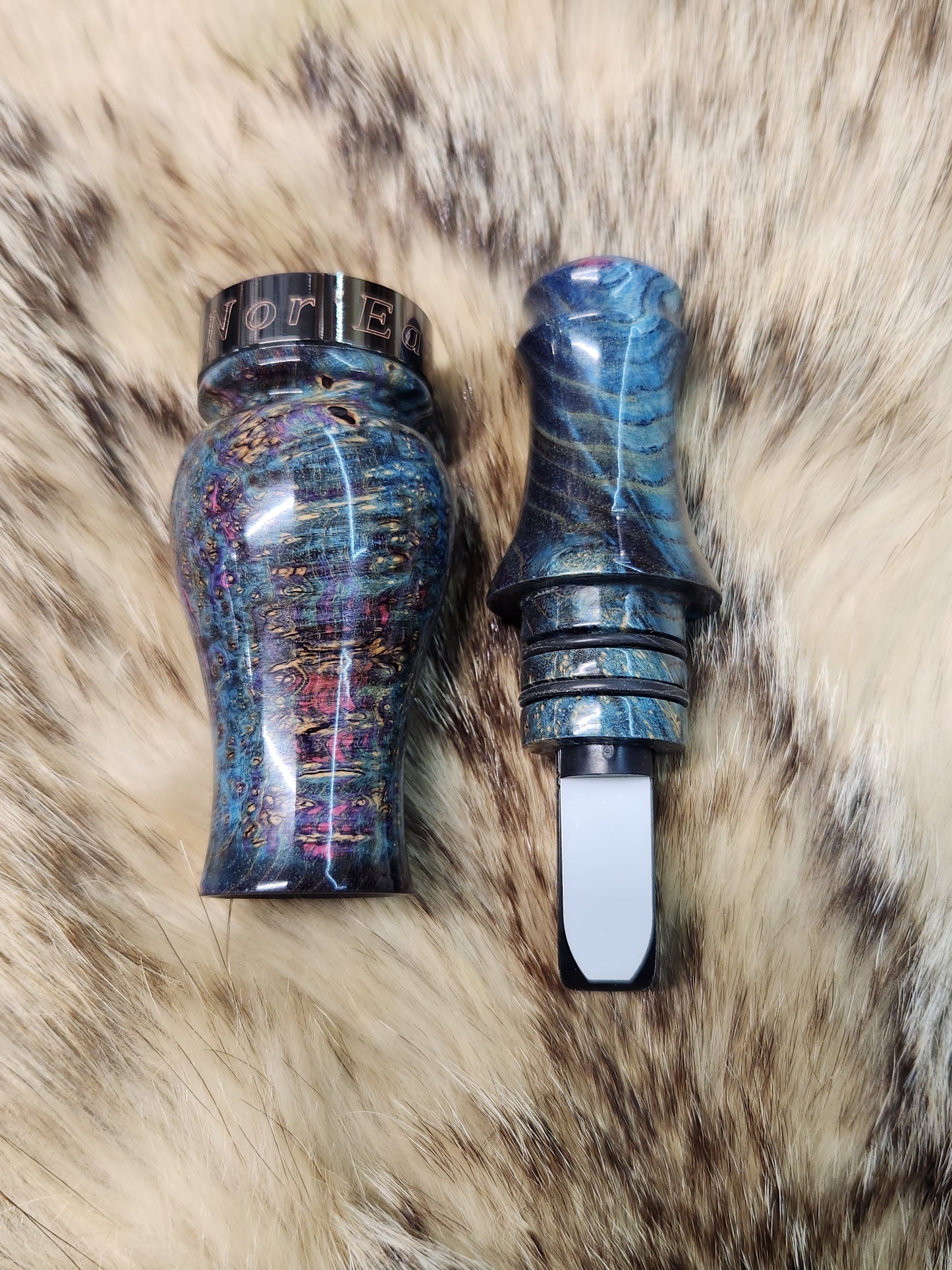 Black ash burl Double reed Duck Call
