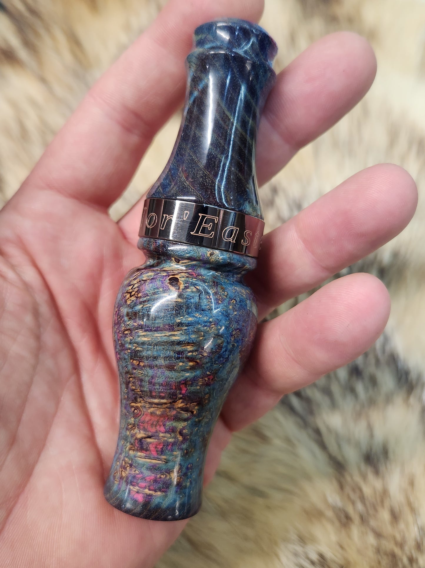 Black ash burl Double reed Duck Call