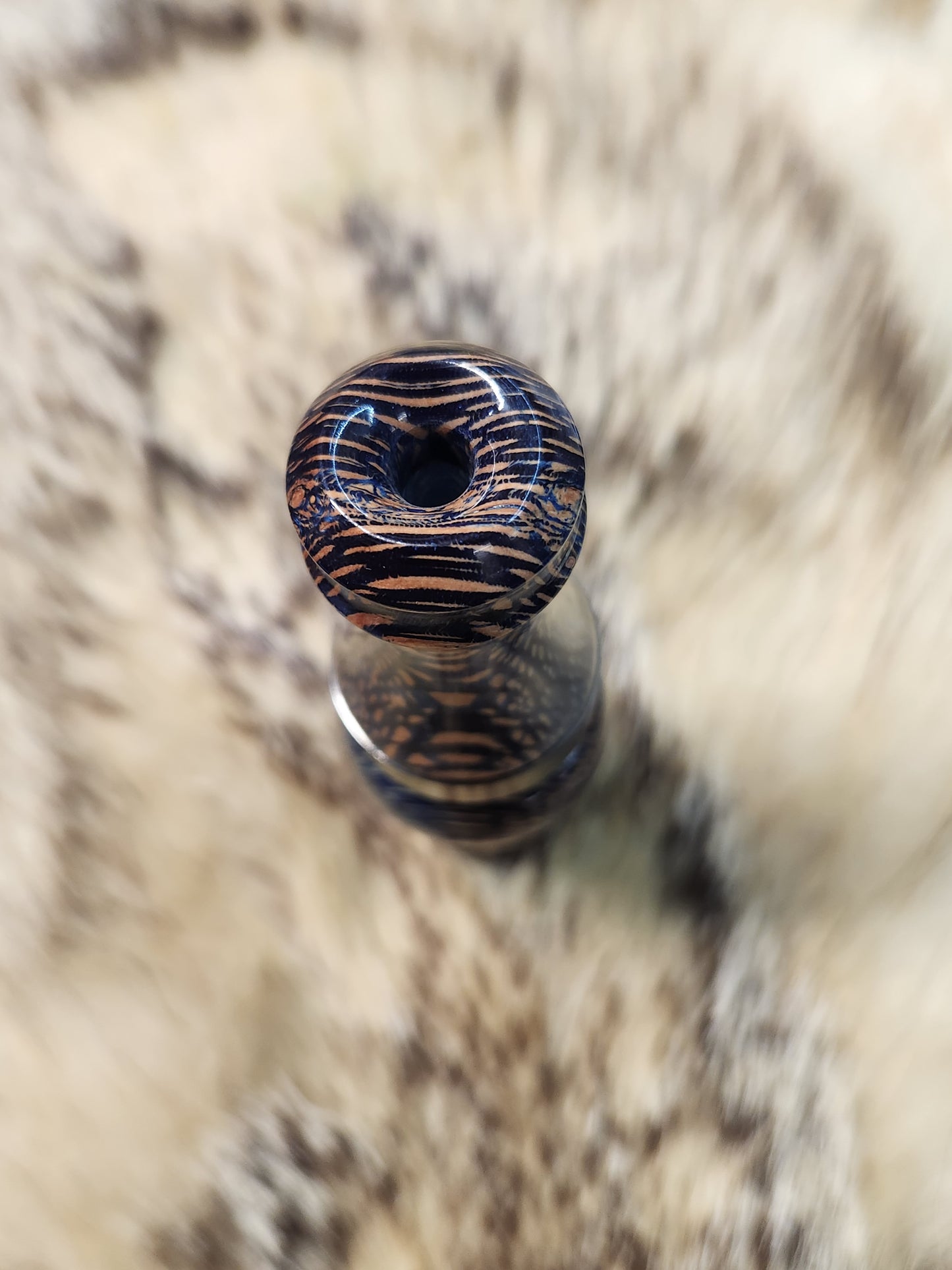 Lepard wood double reed Duck Call