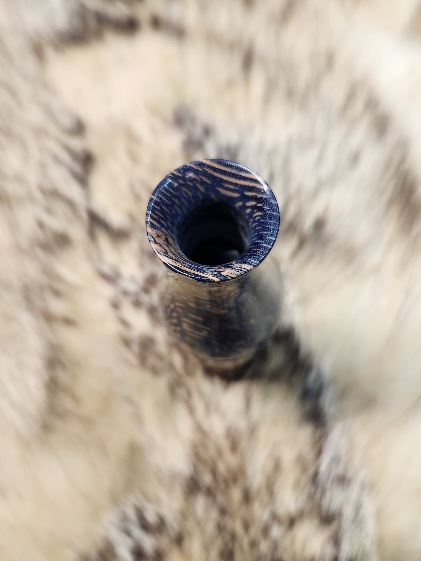 Lepard wood double reed Duck Call