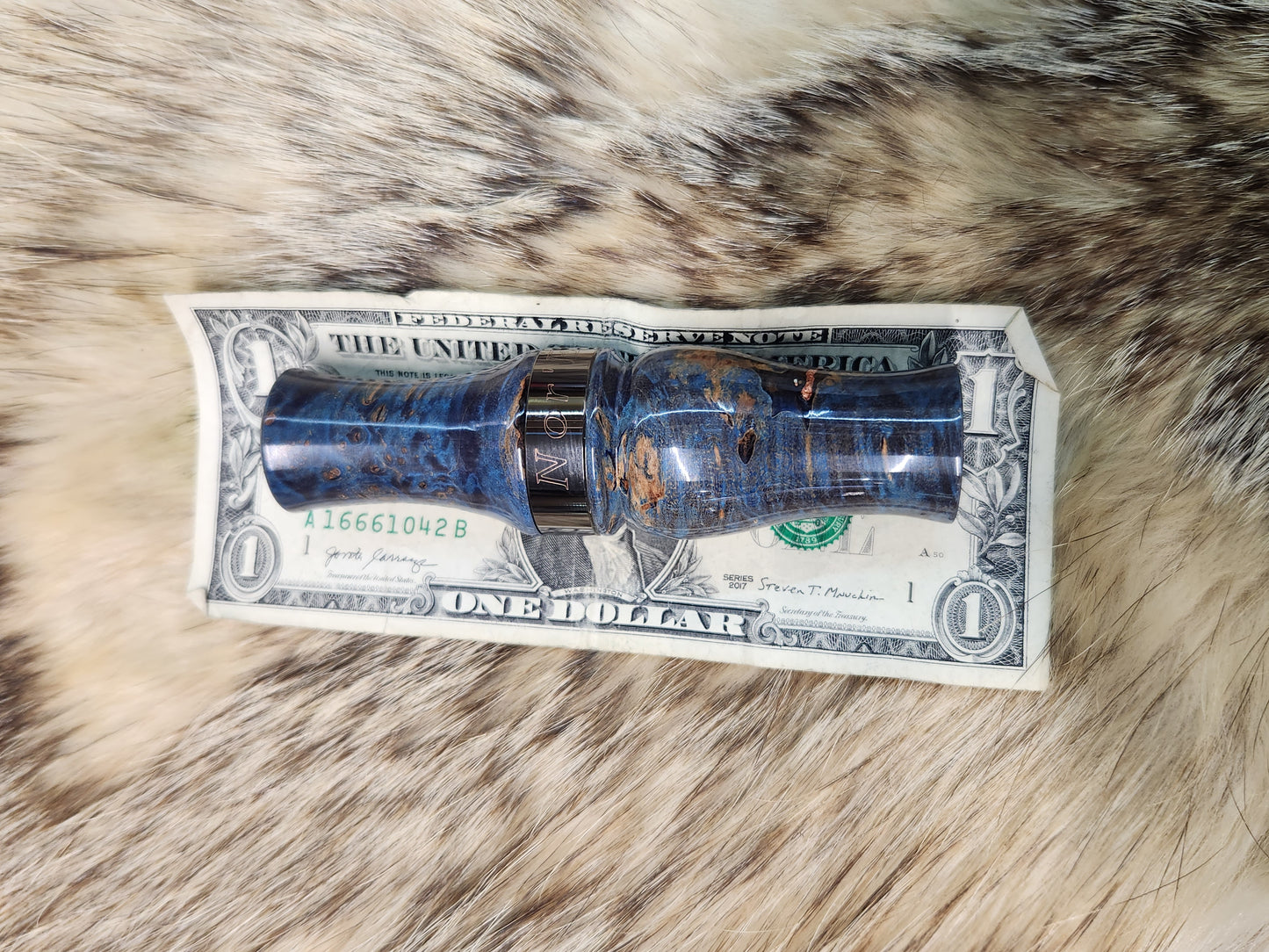 Black ash burl wood Double Reed Duck Call