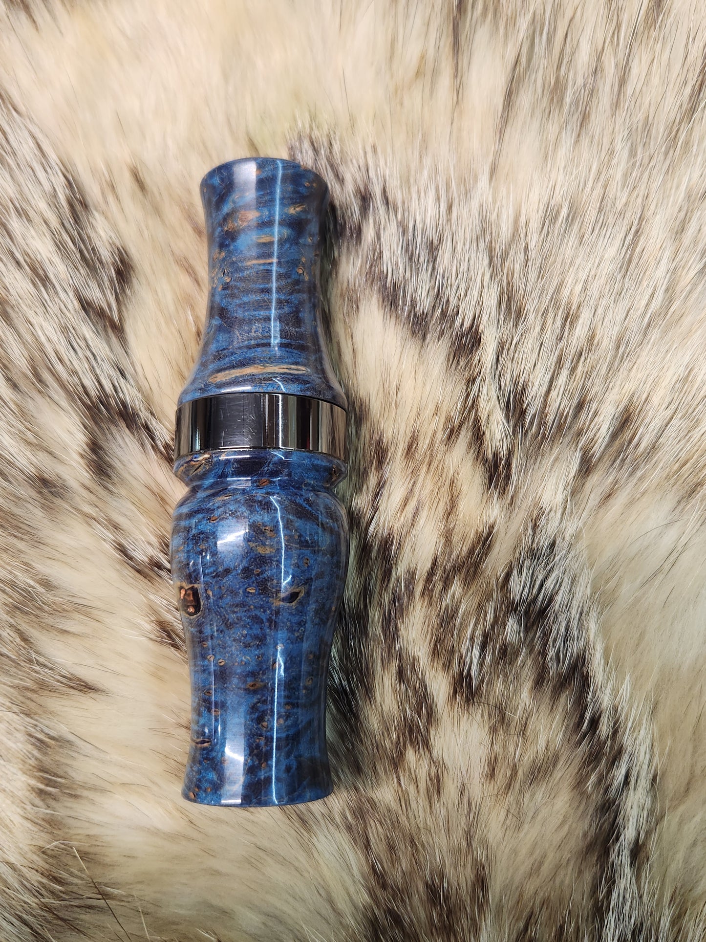 Black ash burl wood Double Reed Duck Call