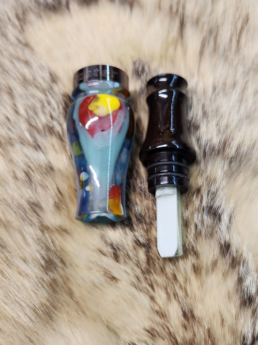 Surfite and African blackwood Double Reed Duck Call