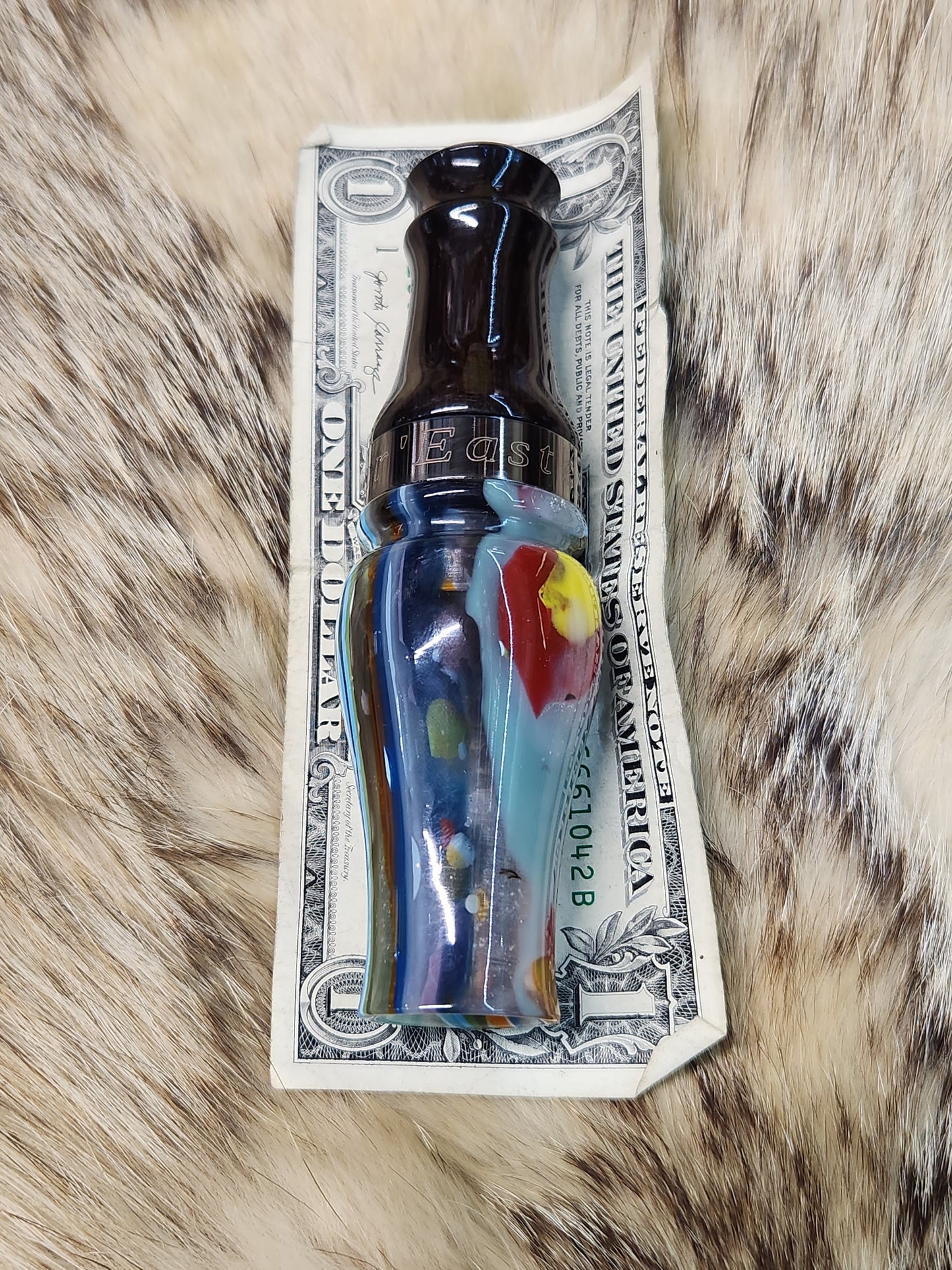 Surfite and African blackwood Double Reed Duck Call