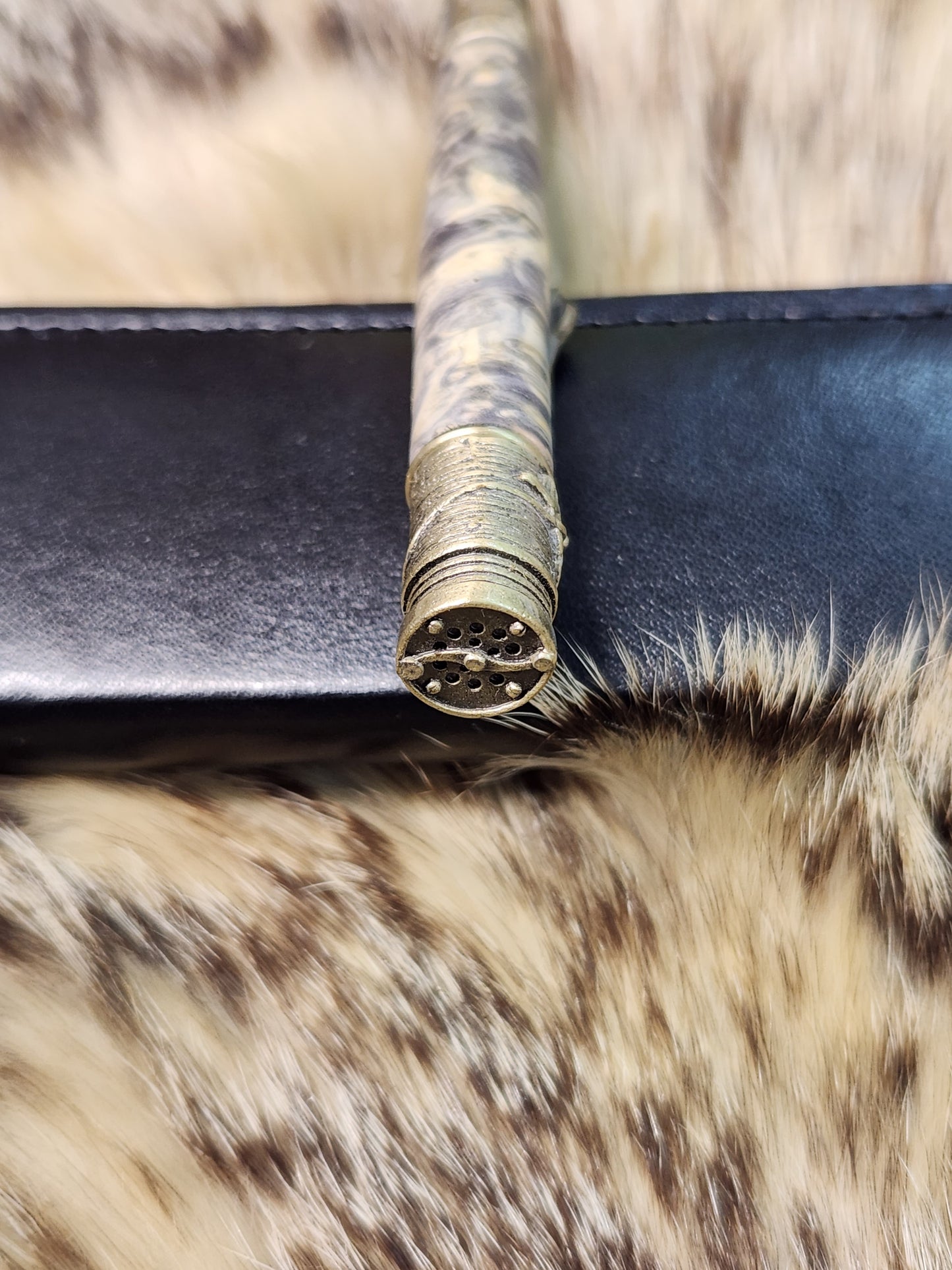 Fly fishing custom turned pen Boxelder Burl Wood