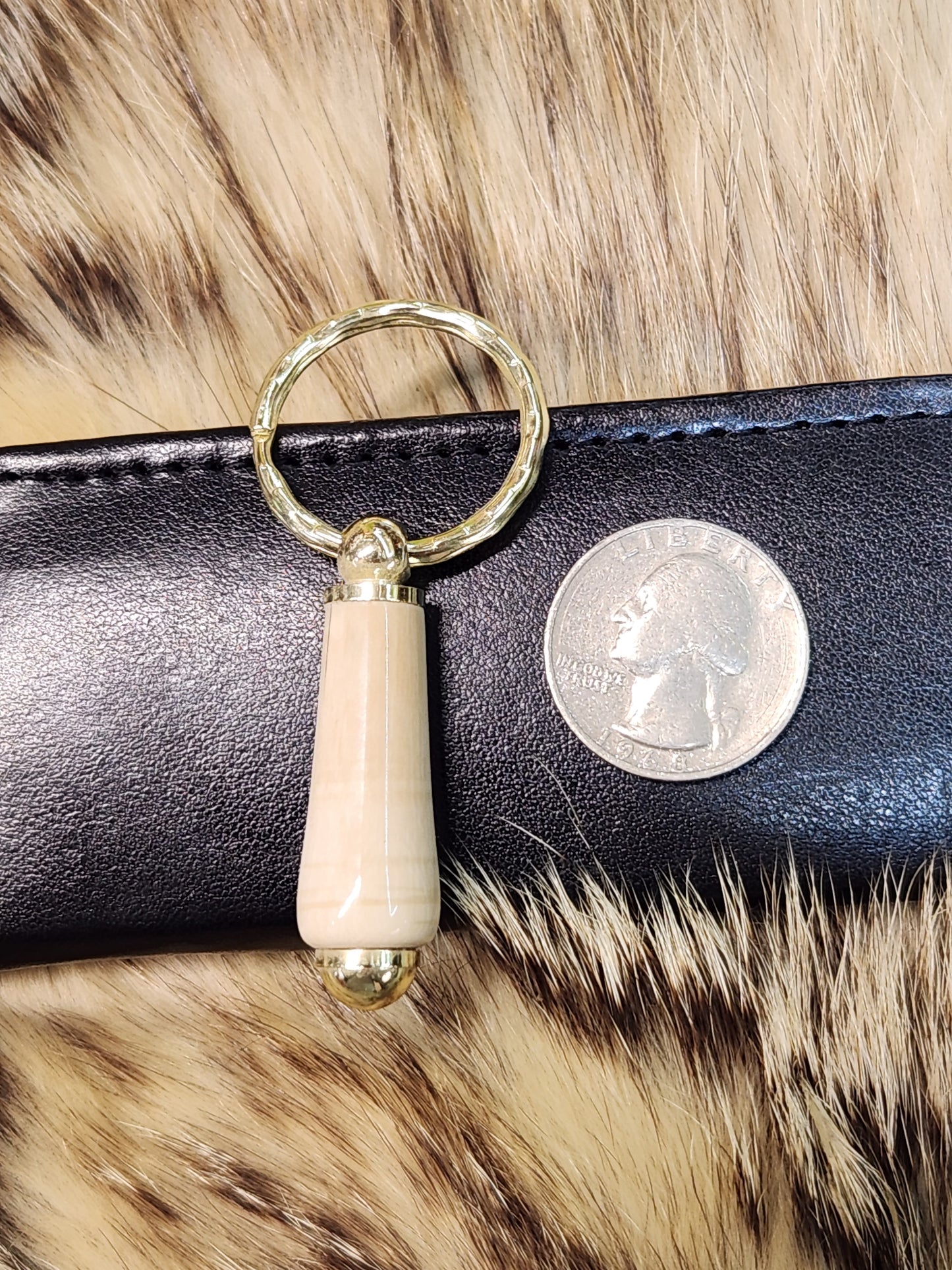 Small Mammoth Ivory Key Chain