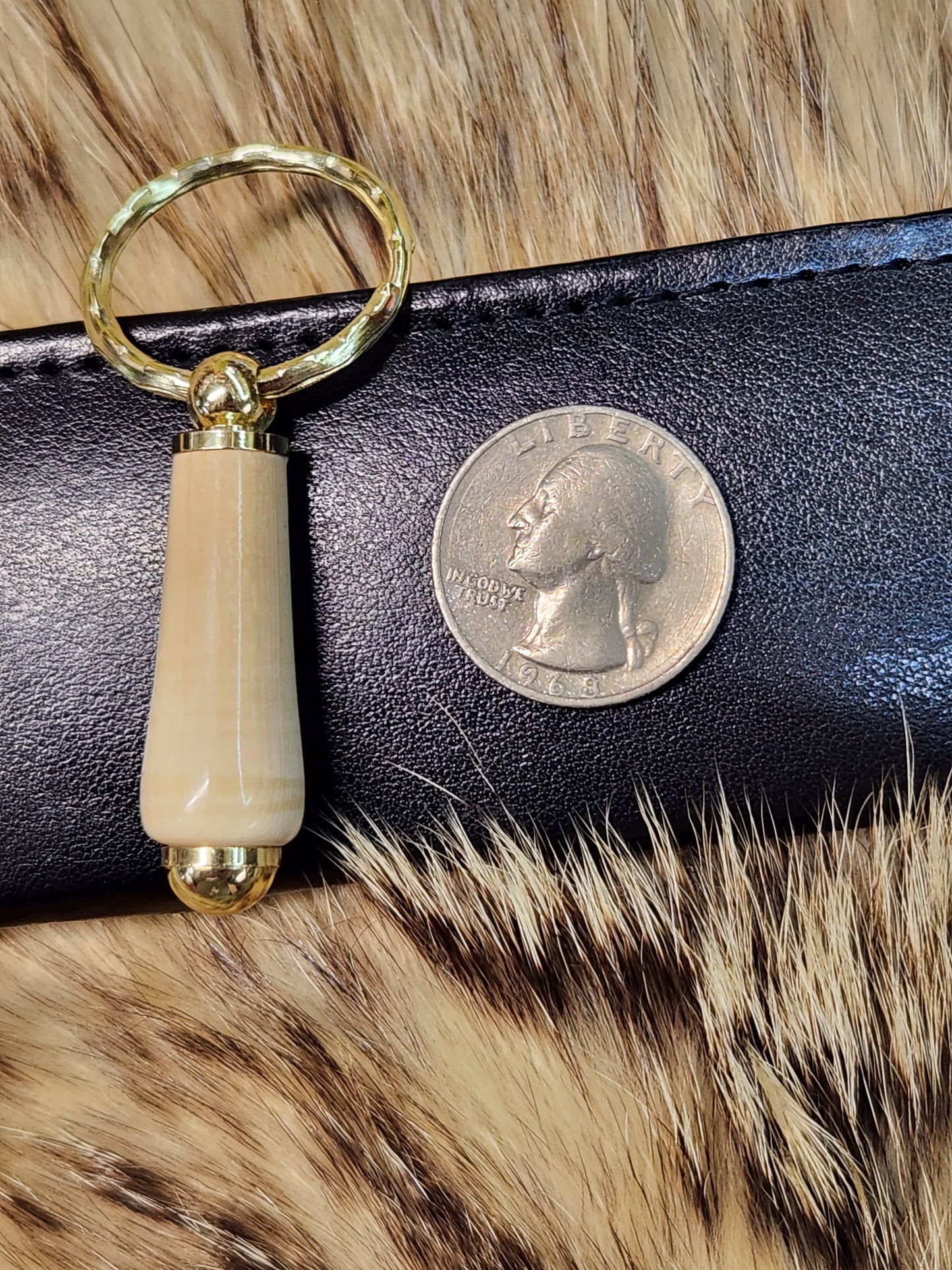 Small Mammoth Ivory Key Chain