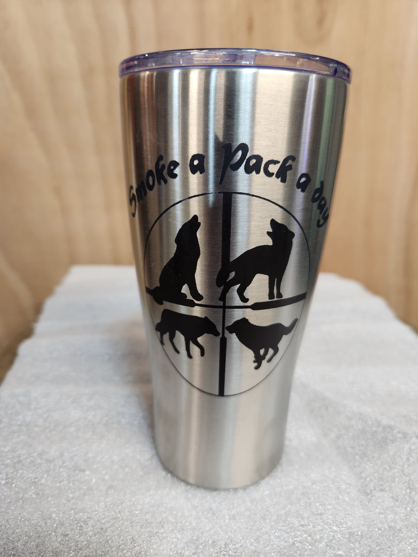 Nor"Easter 20oz stainless tumbler coyote hunting