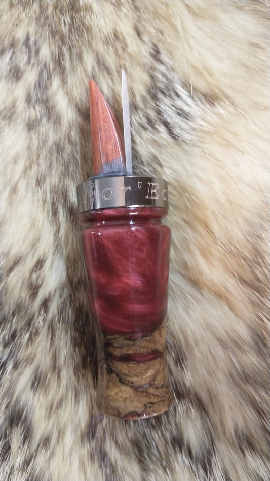 Spalted Maple in Resin Sika Deer Call