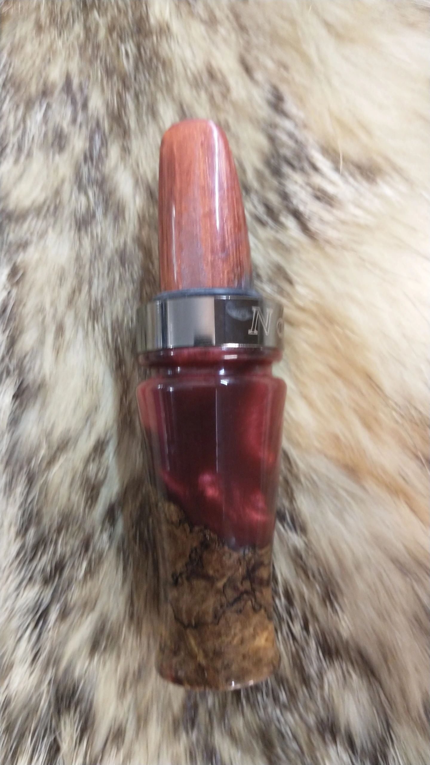 Spalted Maple in Resin Sika Deer Call
