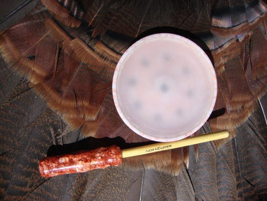 Prospector Series Real Copper Leaf Turkey Pot Call With Matching Copper Striker