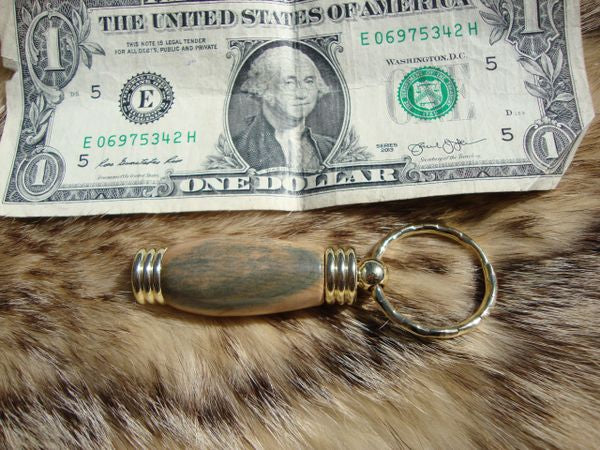 Custom Made Mammoth Ivory Key chain Hidden Compartment Model