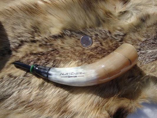 Open Reed Polished Bull Horn Alpha Male Coyote Howler,